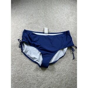 24 & Ocean Women's Swim Bottom Navy Size 22W Tummy Control‎